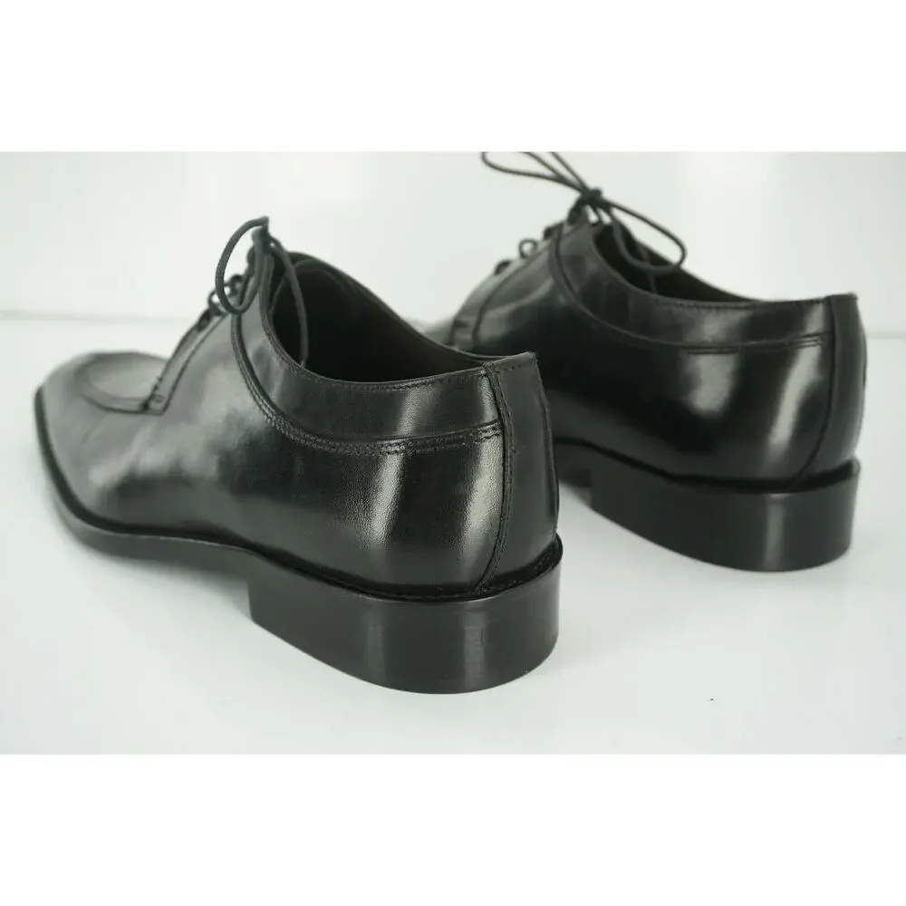 To Boot New York Black Leather Damon Apron Toe Oxford Derby SZ 8.5 NIB $375